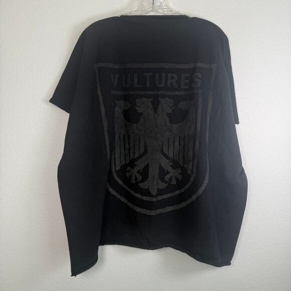 YEEZY Kanye West T-Shirt Black Print Size 2 Vultures Las Vegas F&F Merch Rare - Picture 5 of 8